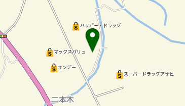 ダイソー青森野辺地店の地図画像