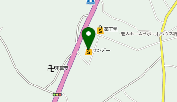 ダイソーホームマート名川店の地図画像
