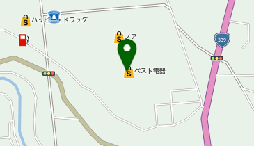ダイソー金木タウンセンター店の地図画像
