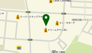ABC MART青森ドリームタウンALi店の地図画像