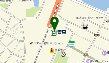 ニューデイズ青森東口待合の地図画像
