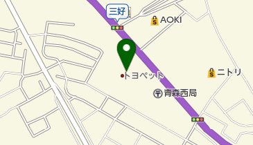 青森トヨペット青森西店の地図画像