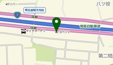 青森トヨペット青森南店の地図画像