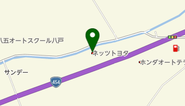 ネッツトヨタみちのく西店の地図画像