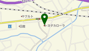 トヨタカローラ青森西滝店の地図画像