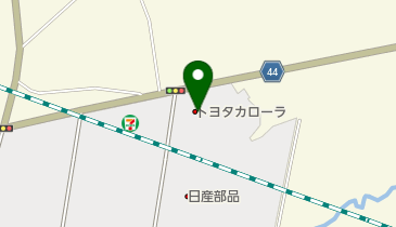 トヨタカローラ青森流通団地店の地図画像