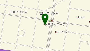 トヨタカローラ八戸城下店の地図画像