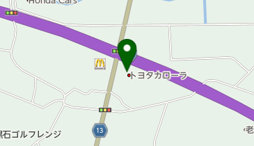 トヨタカローラ青森黒石店の地図画像