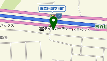 レクサス青森の地図画像