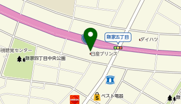 日産青森類家店の地図画像