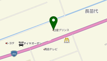 日産青森八戸店の地図画像