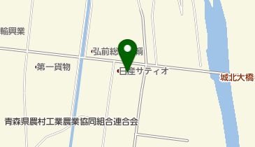 日産サティオ弘前弘前日産城北大橋店の地図画像
