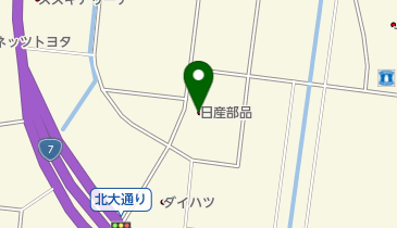 日産部品青森販売弘前営業所の地図画像