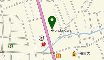 Honda Cars青森浜田店の地図画像