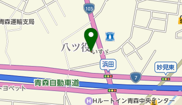 いすゞ自動車東北青森支店の地図画像