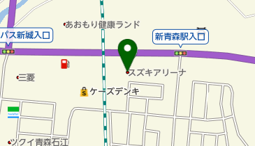 スズキ自販青森スズキアリーナ青森西の地図画像