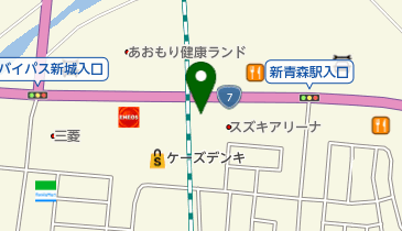 ジープ青森の地図画像