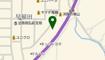 フォルクスワーゲン青森西の地図画像