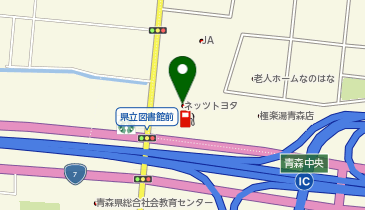 ネッツトヨタ青森ツインプラザ青森中央店の地図画像