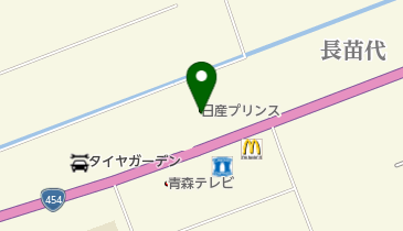 日産青森八戸店の地図画像