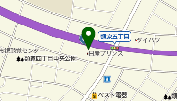 日産青森類家店の地図画像