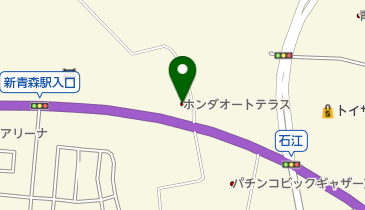 Honda Cars青森U-Select青森の地図画像