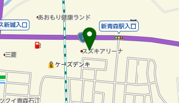 スズキ自販青森U&rsquo;s STATION青森の地図画像