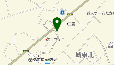 青森スズキ自動車販売スズキアリーナ弘前高崎の地図画像