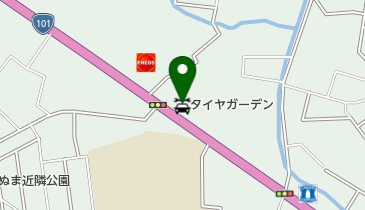 タイヤガーデン五所川原の地図画像