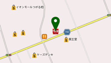 すき家つがる柏店の地図画像