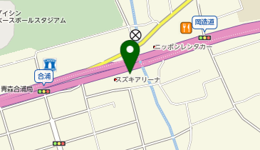 すき家青森浪打店の地図画像