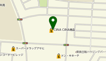 サイゼリヤシーナシーナ青森店の地図画像