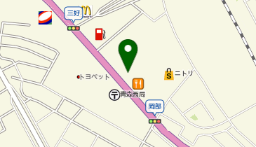 カルビ大将青森西店の地図画像