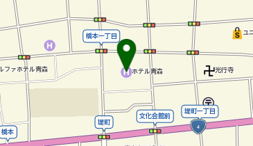 ホテル青森スカイレストラン「ル・ボア」の地図画像
