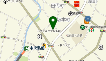 イリゴアパートメントホテル弘前の地図画像