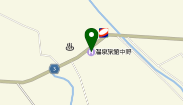 温泉旅館中野の地図画像