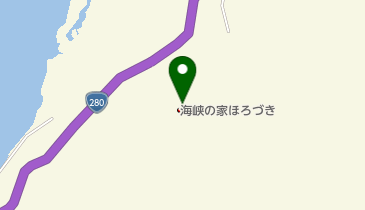 海峡の家ほろづきの地図画像
