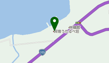 民宿うたるべ荘の地図画像