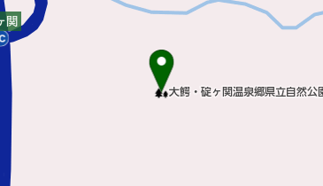 大鰐・碇ヶ関温泉郷県立自然公園の地図画像