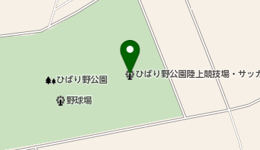 五戸町ひばり野公園陸上競技場・サッカー場の地図画像
