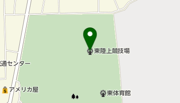 八戸市東陸上競技場の地図画像