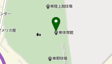 八戸市東体育館の地図画像