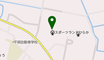 スポーツランドひらかの地図画像