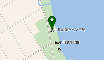 小川原湖キャンプ場の地図画像