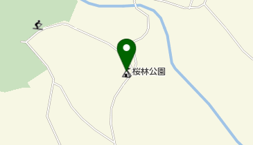 岩木山桜林公園の地図画像