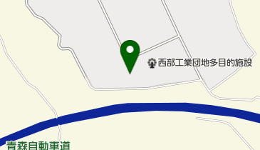 青森市西部工業団地多目的施設テニスコートの地図画像