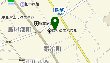 ゆりの木ボウルの地図画像