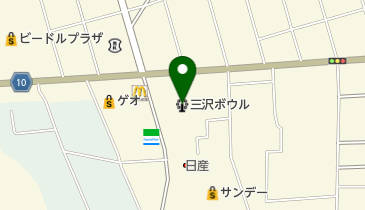 三沢ボウルの地図画像