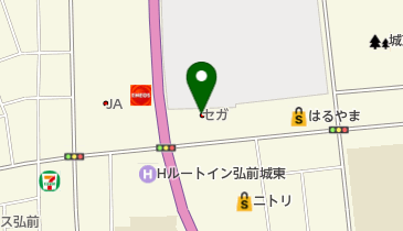 GiGO弘前の地図画像