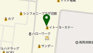 ソユーゲームフィールド八戸店の地図画像